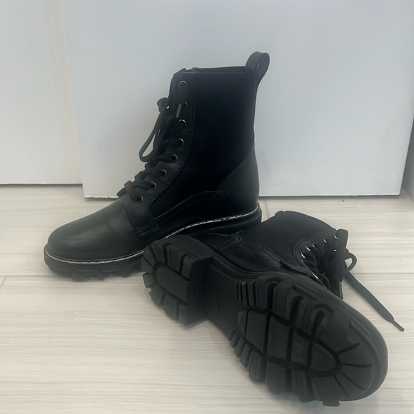 rag & bone Black Combat Boots - Picture 2 of 5